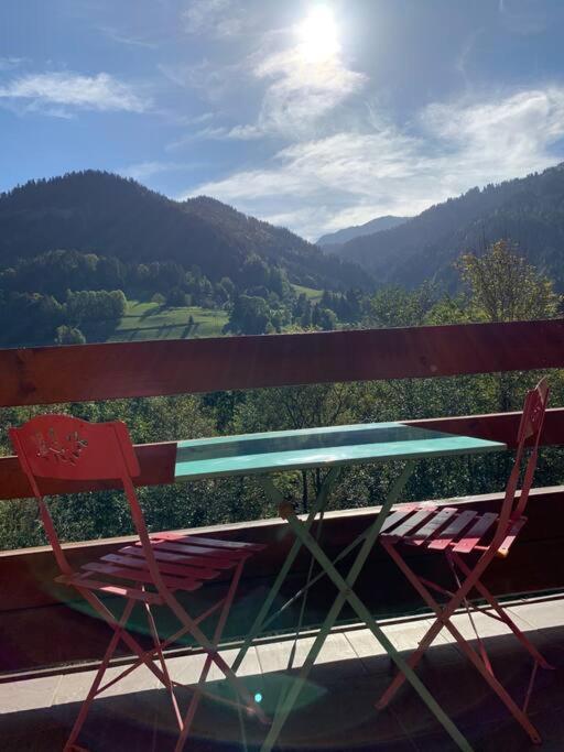 Appartement Vue Piste De Ski Praz-sur-Arly Zewnętrze zdjęcie